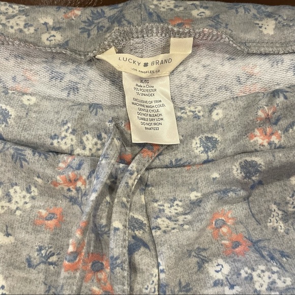 Lucky Brand Henley Tank Top & French Terry Shorts Pajama PJ's Set BRAND NEW!! - Picture 6 of 7